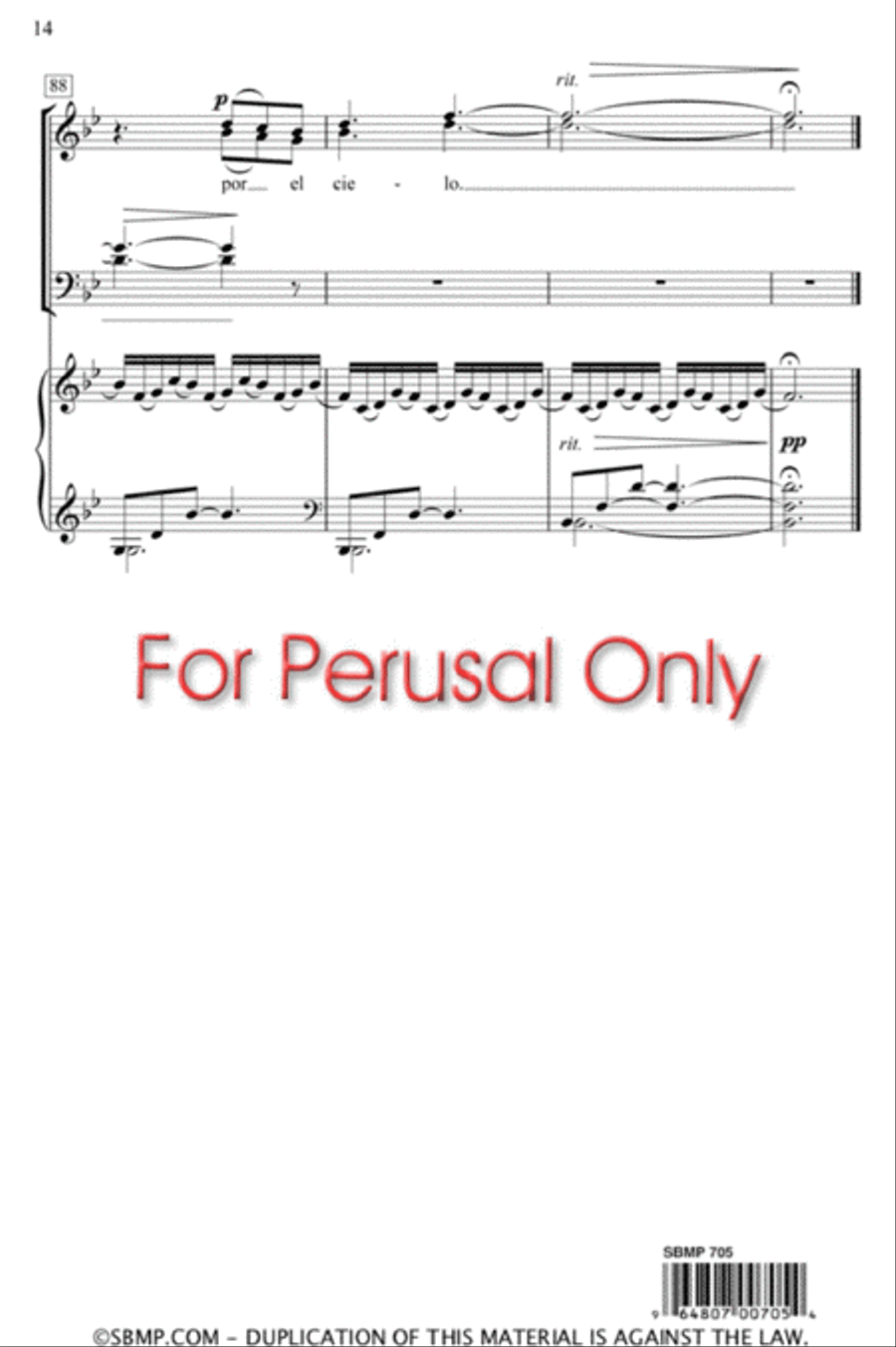 Tu Voz - SATB Octavo 4-Part scores gallery preview page 13