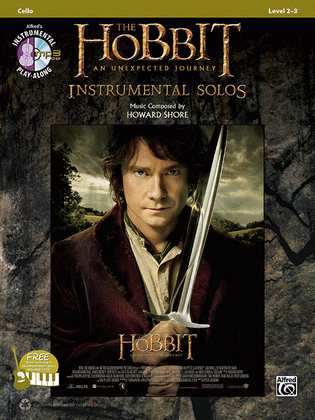 Book cover for The Hobbit -- An Unexpected Journey Instrumental Solos for Strings