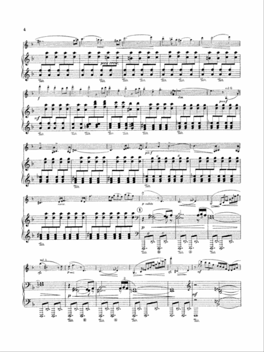 Sibelius: Concerto in D Minor, Op. 47 Piano Solo scores gallery preview page 4