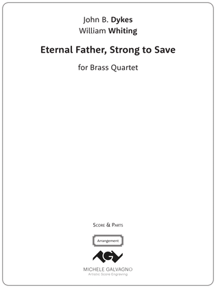 Book cover for Eternal Father, Strong to Save - for Brass Quartet