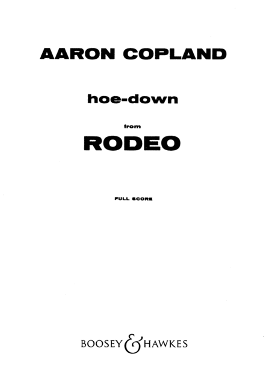 Hoe Down Hoe Down Orchestra scores gallery preview page 1