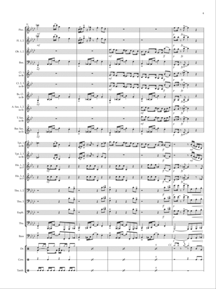 Funky Junk Funky Junk Concert Band scores gallery preview page 5