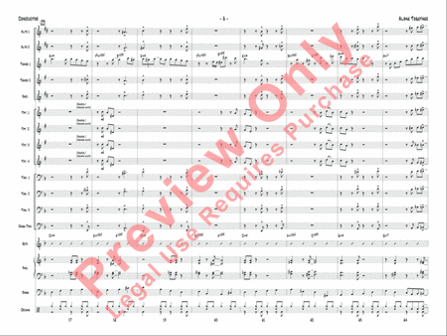 Alone Together Jazz Ensemble scores gallery preview page 11