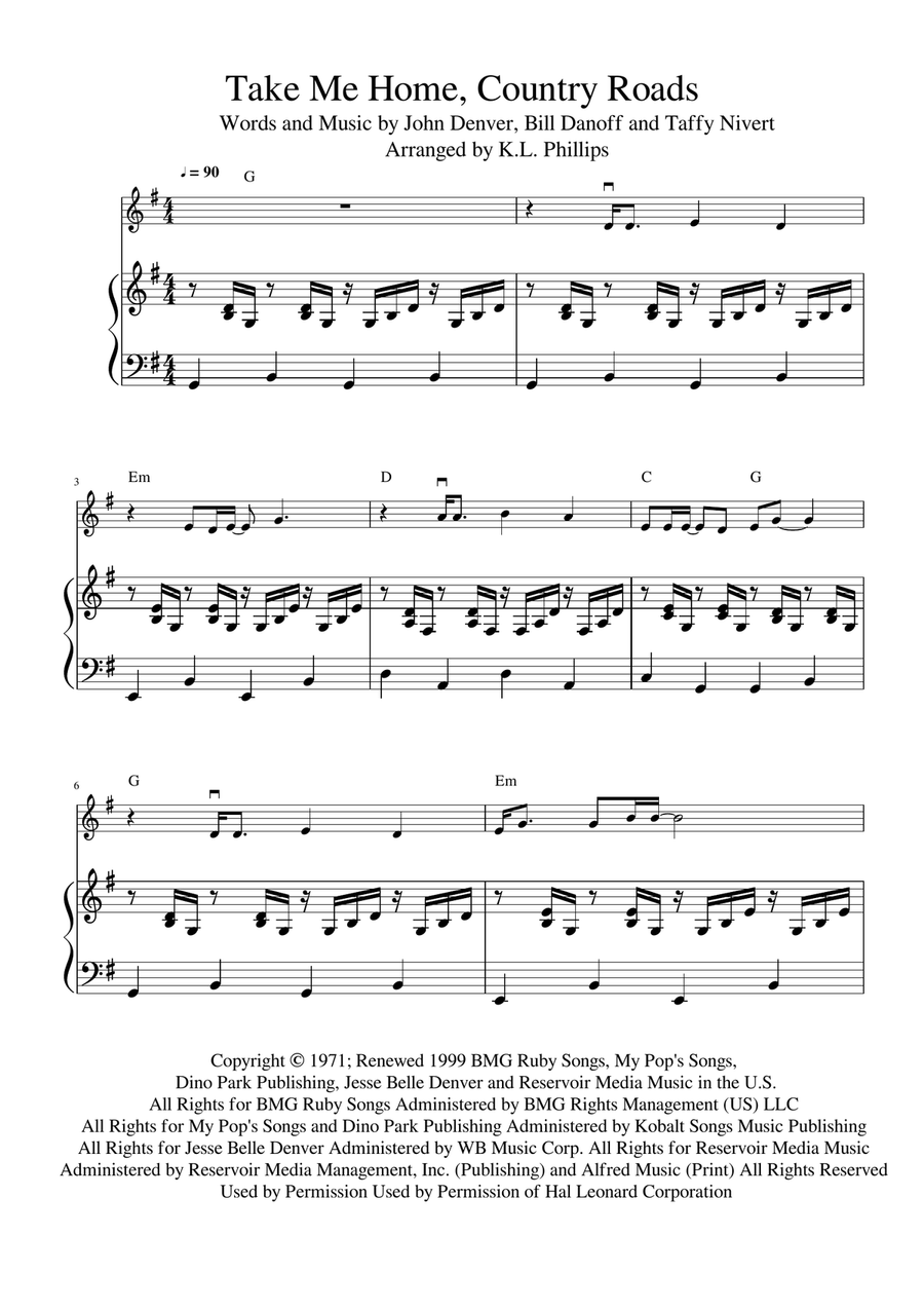 Take Me Home, Country Roads Violin Solo scores gallery preview page 2
