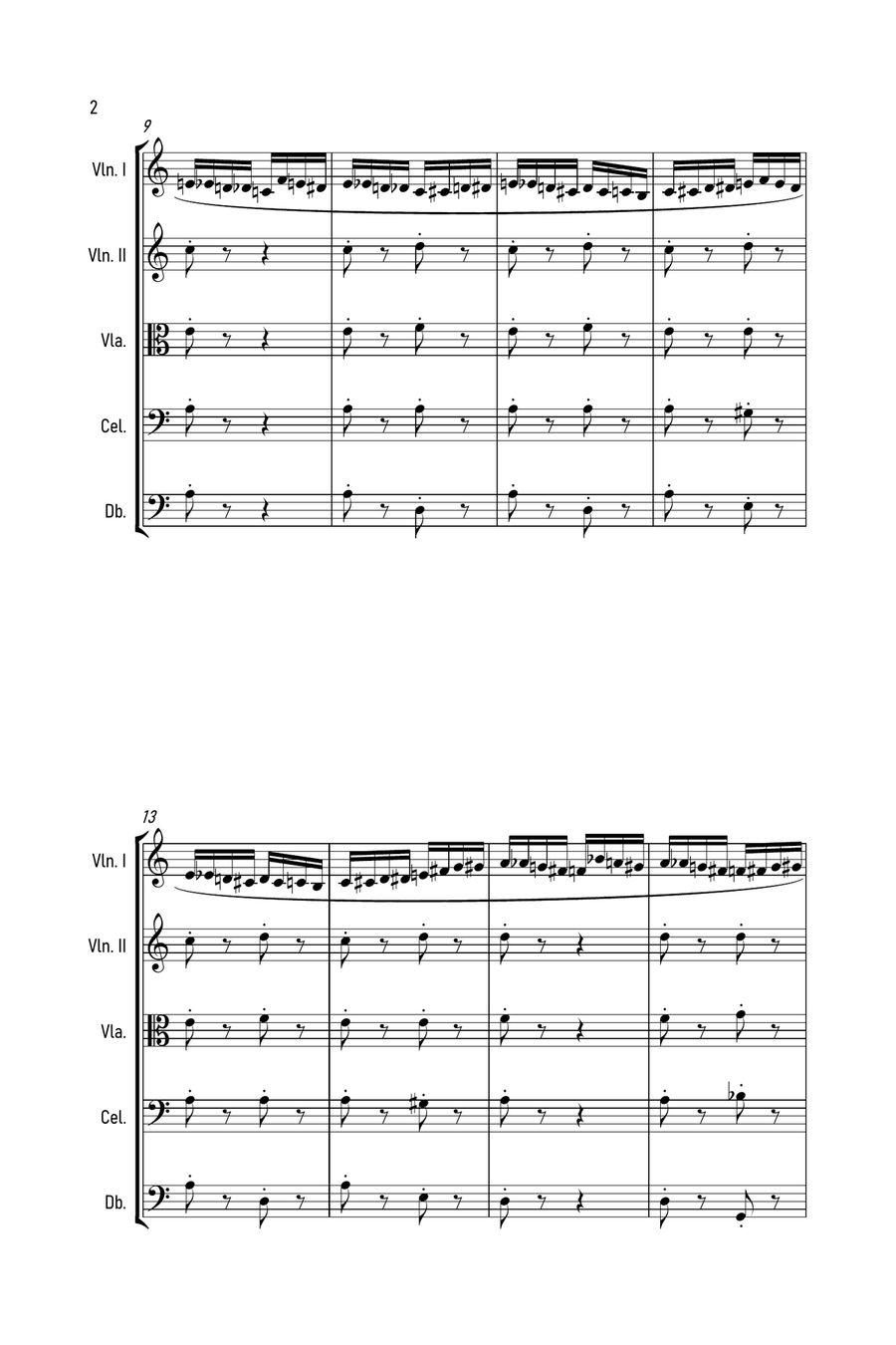Flight Of The Bumblebee Flight Of The Bumblebee String Quintet scores gallery preview page 3