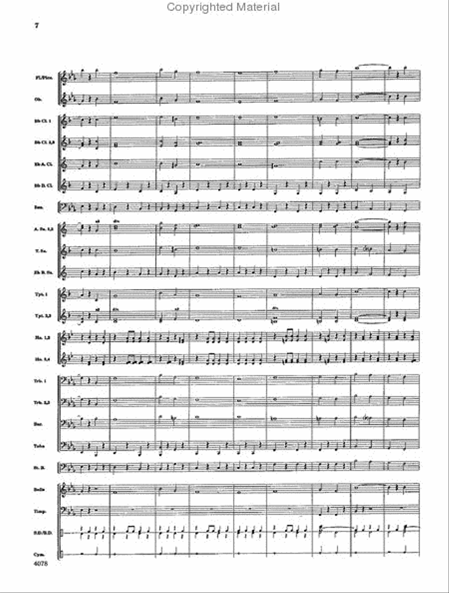 Valley Forge Concert Band scores gallery preview page 7