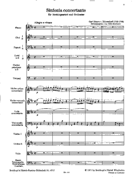 Sinfonia Concertante in D major
