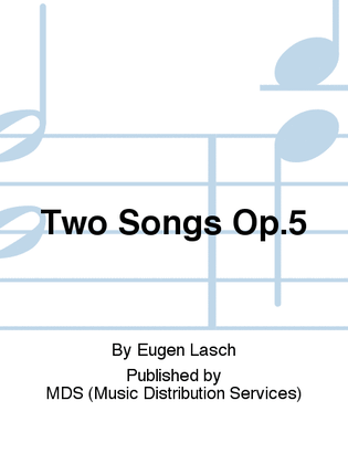 Book cover for Two Songs op.5