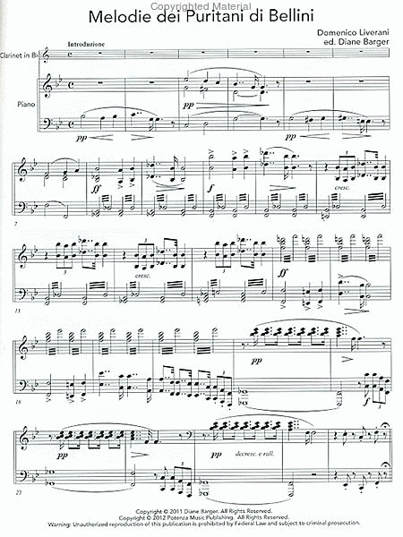 Melodie dei Puritani di Bellini