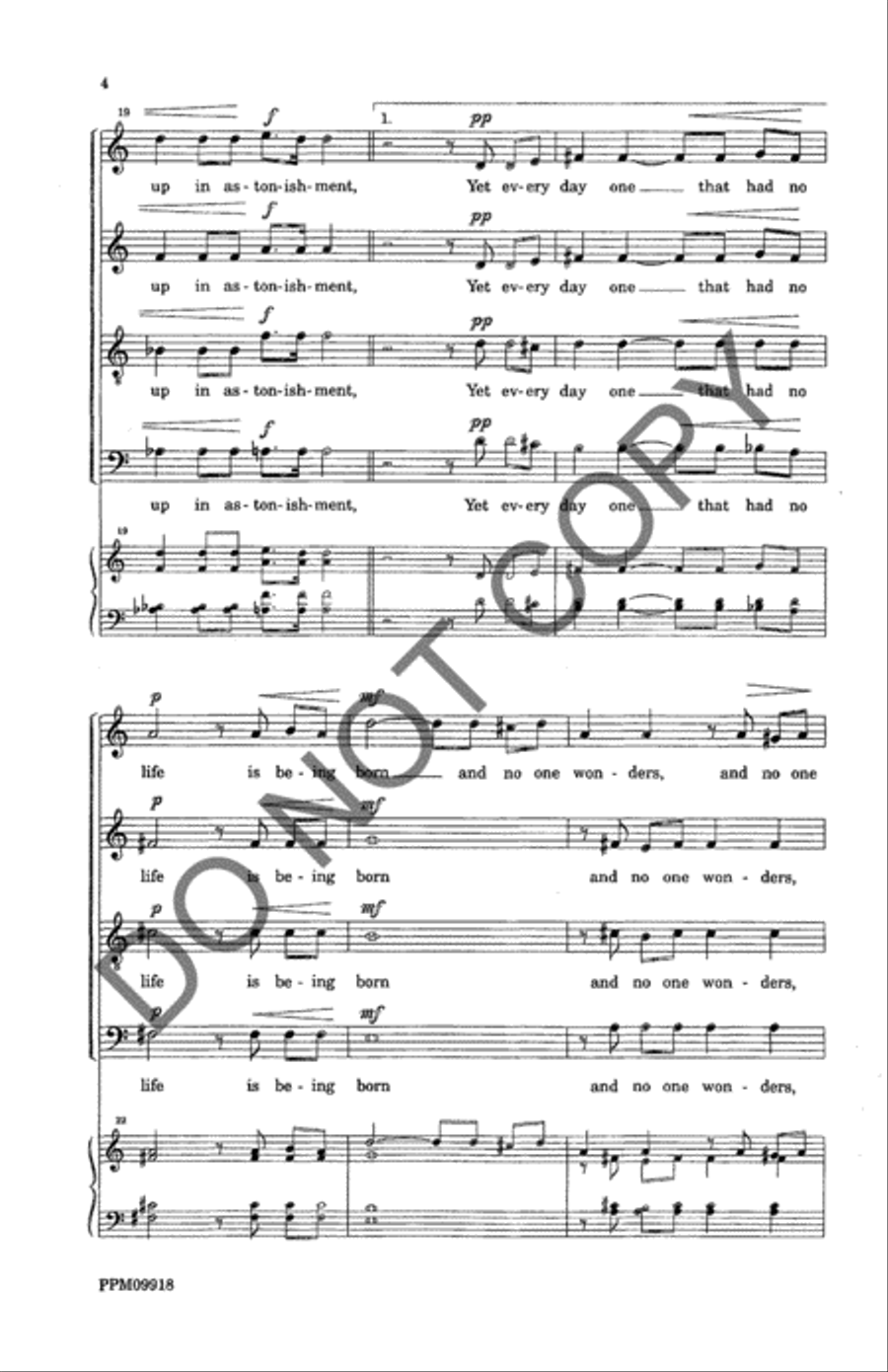 Miracles Miracles 4-Part scores gallery preview page 7