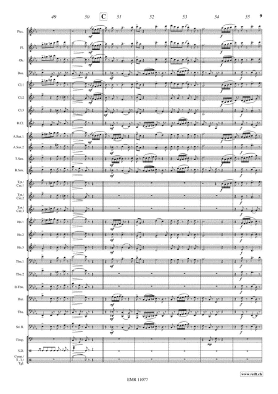 Epic March Concert Band scores gallery preview page 10