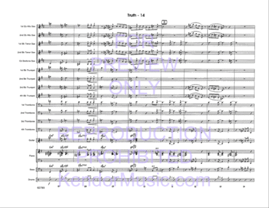 Truth Truth Jazz Ensemble scores gallery preview page 15