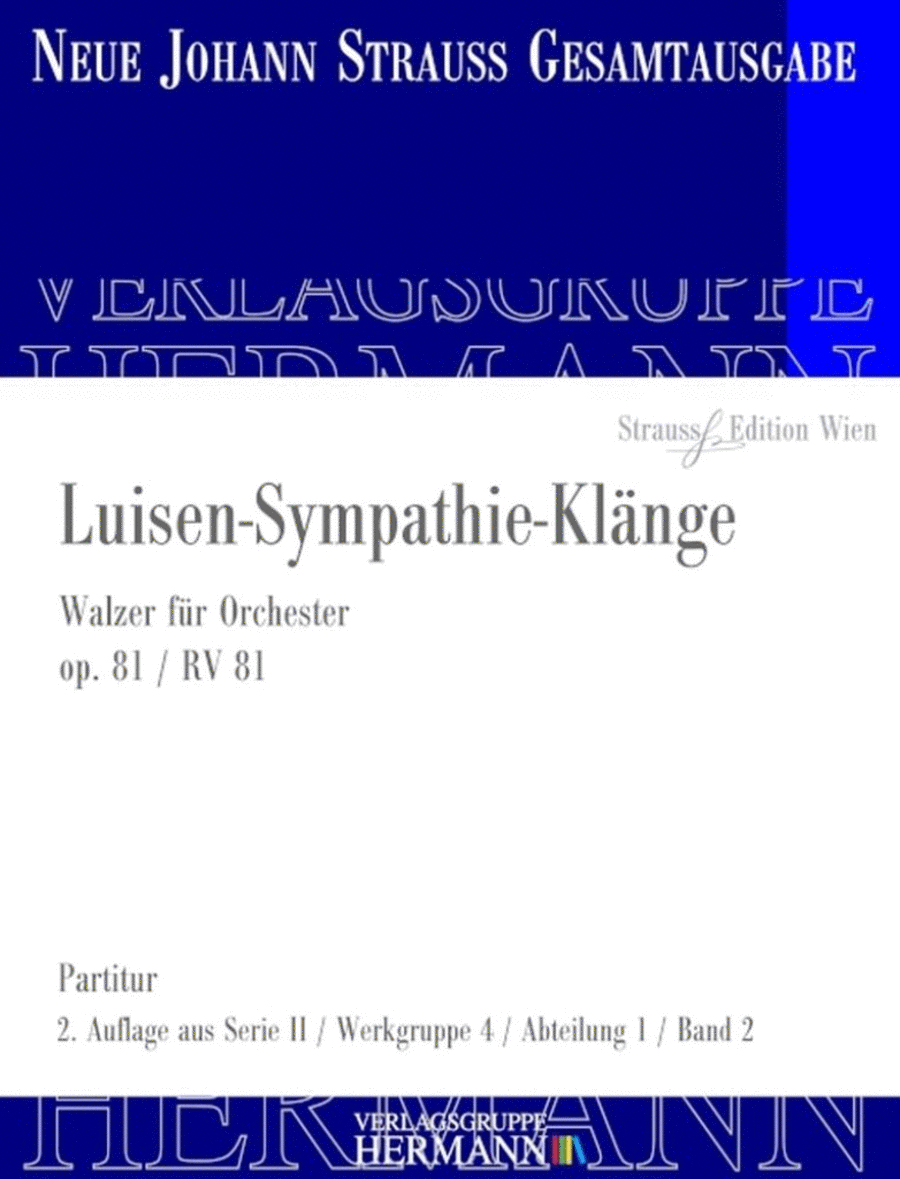 Luisen-Sympathie-Klänge Op. 81 RV 81