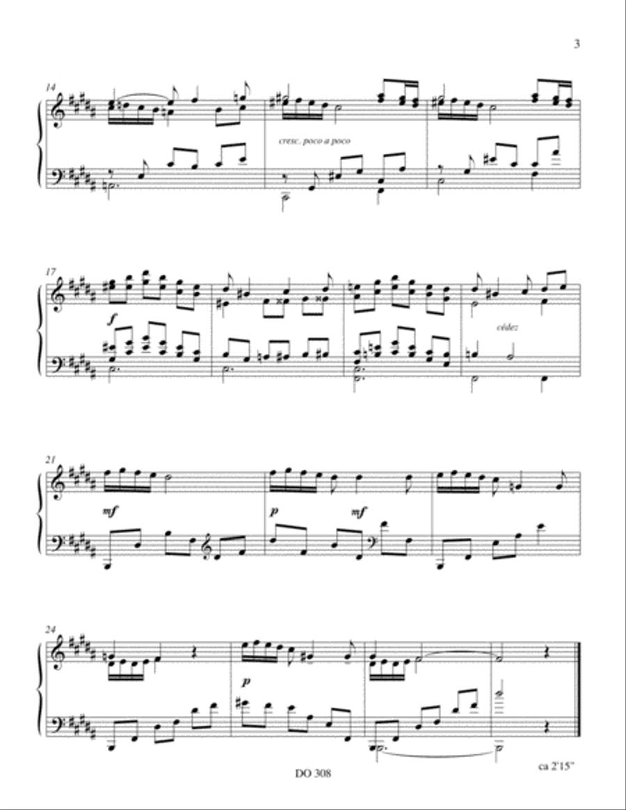 Paysages de Charlevoix Paysages de Charlevoix Piano Solo scores gallery preview page 3