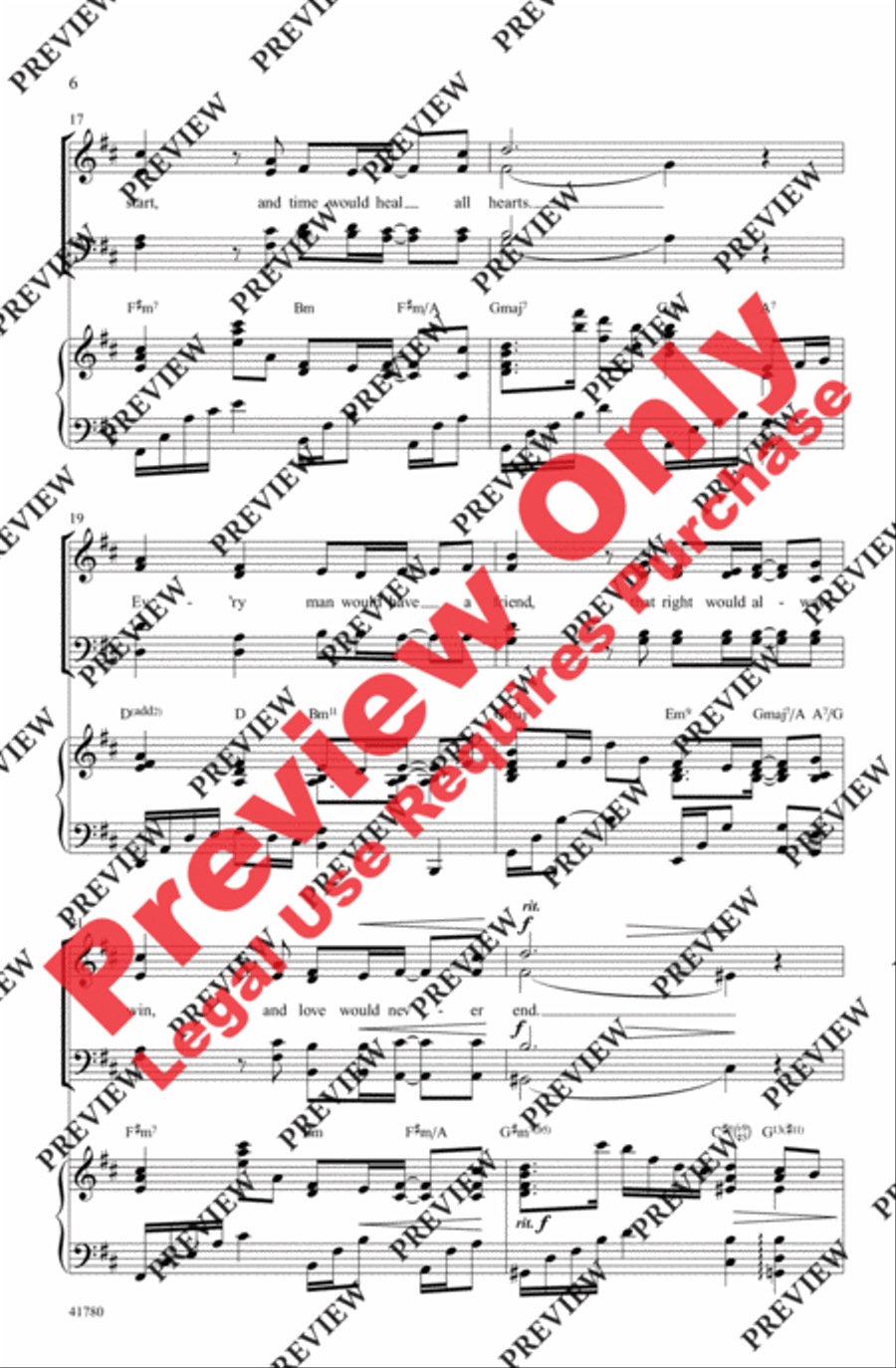 Grown-Up Christmas List Grown-Up Christmas List 4-Part scores gallery preview page 5