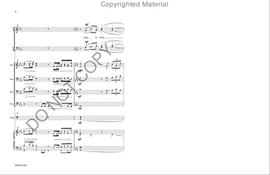 Hail the Day That Sees Him Rise - Full Score 4-Part scores gallery preview page 7