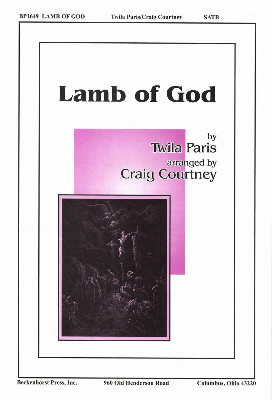 Lamb of God 4-Part scores gallery preview page 1