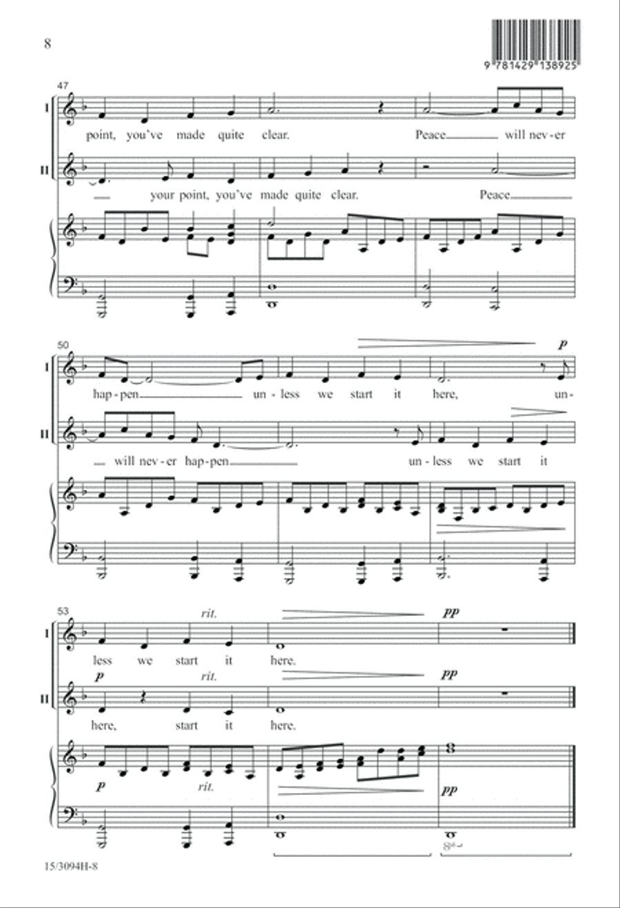 The Clouds 2-Part scores gallery preview page 8