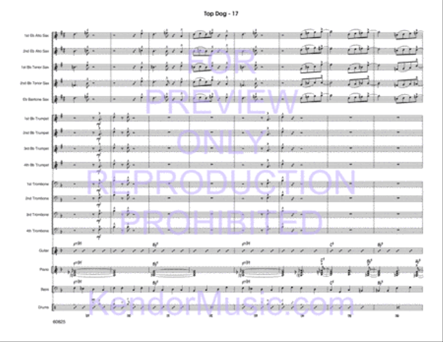 Top Dog Jazz Ensemble scores gallery preview page 18