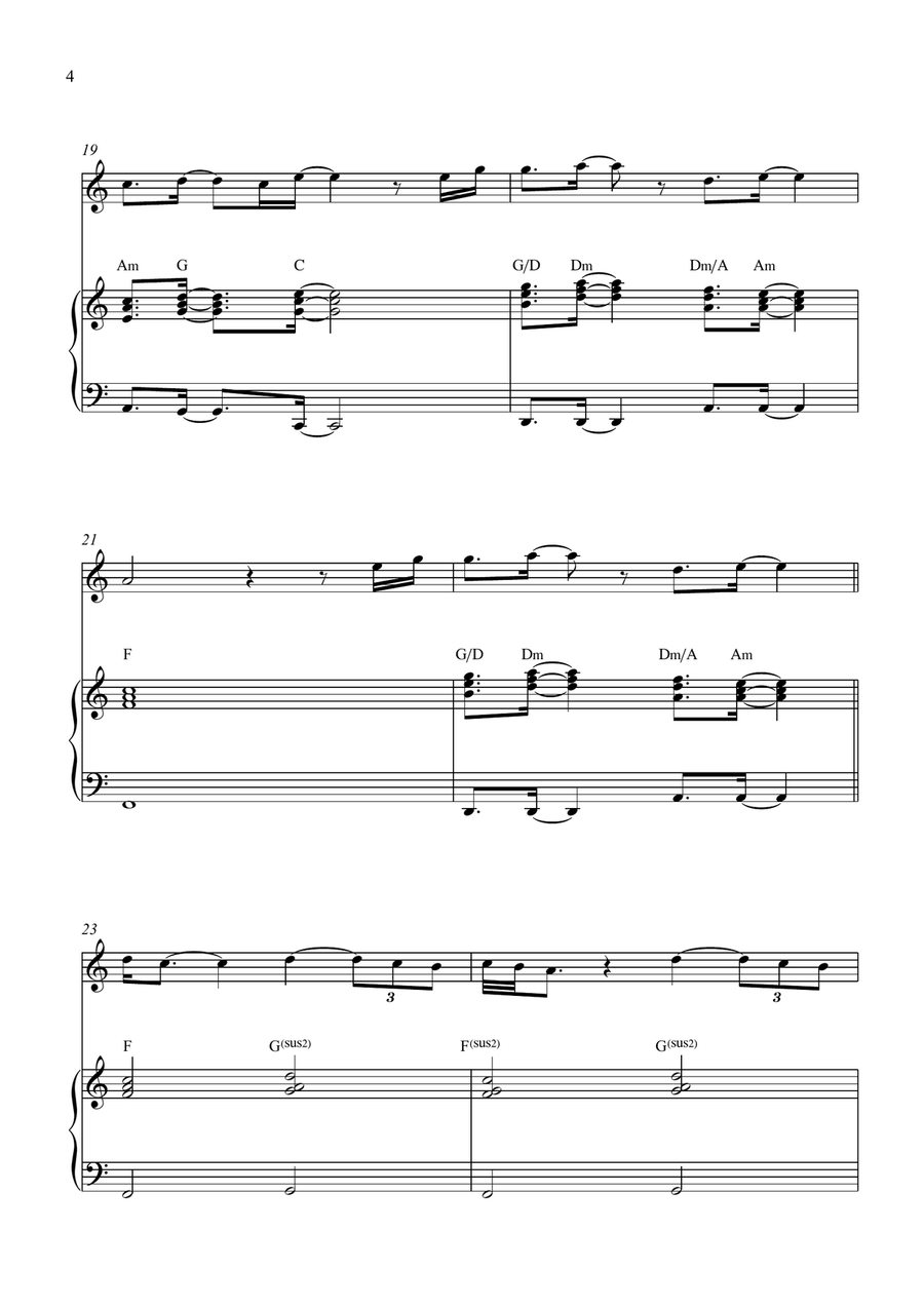Breath Of Heaven (Mary's Song) Piano scores gallery preview page 4