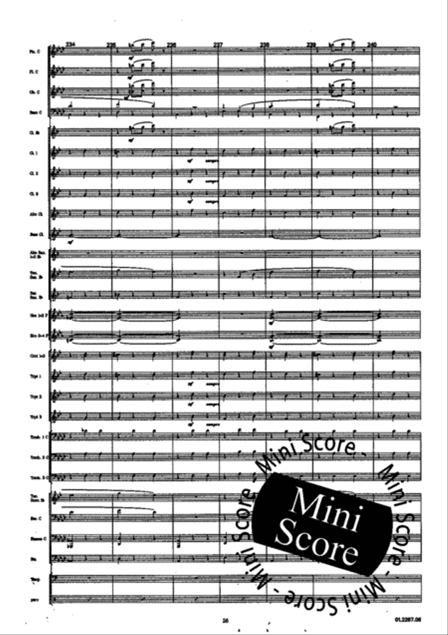 La Derniere Valse Concert Band scores gallery preview page 30