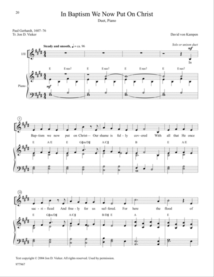 Sacred Solos and Duets Unison Choir scores gallery preview page 6