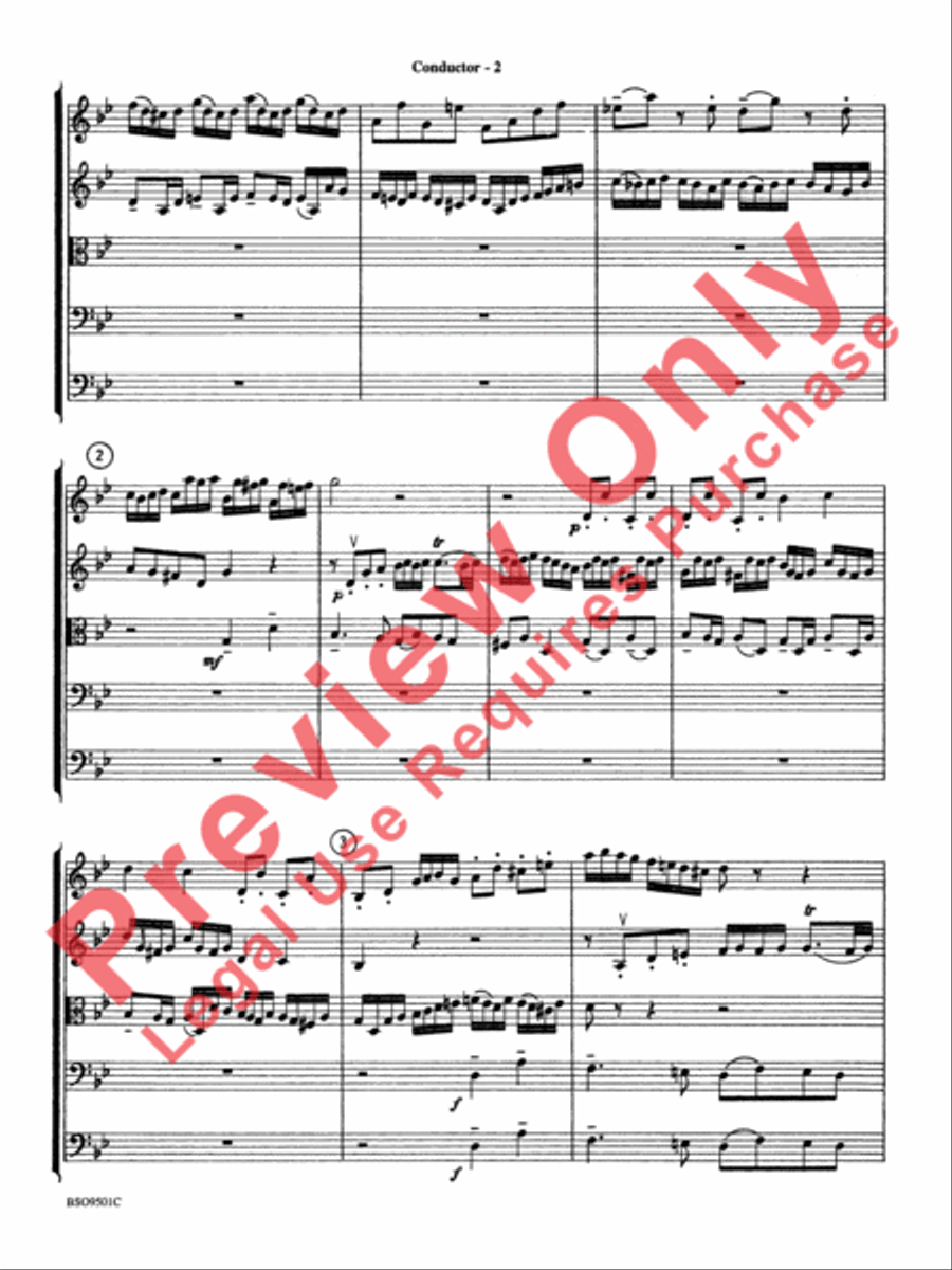 Fugue in G Minor (The Little) String Orchestra scores gallery preview page 4