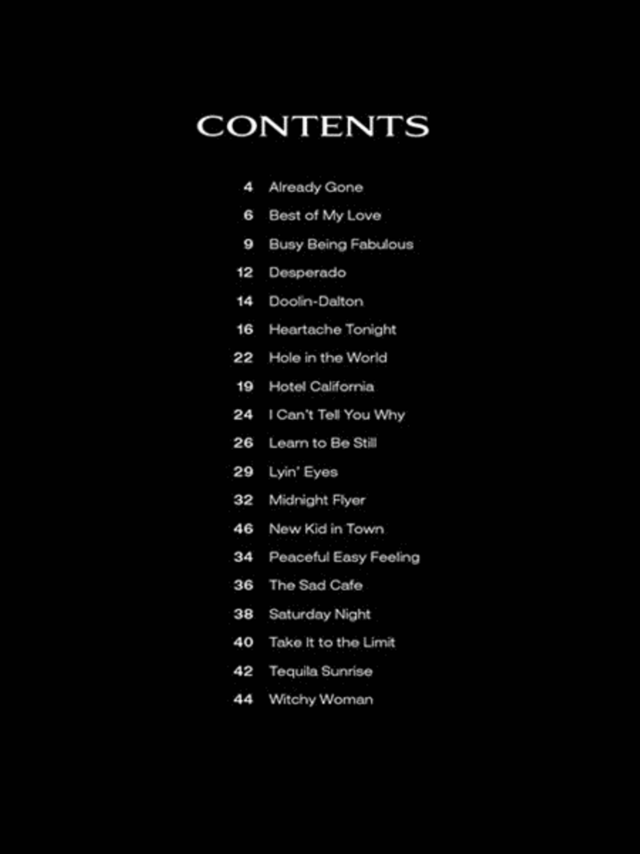 Eagles – Strum & Sing Guitar Easy Guitar scores gallery preview page 2