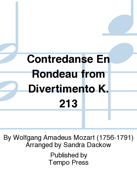 Contredanse En Rondeau from Divertimento K. 213