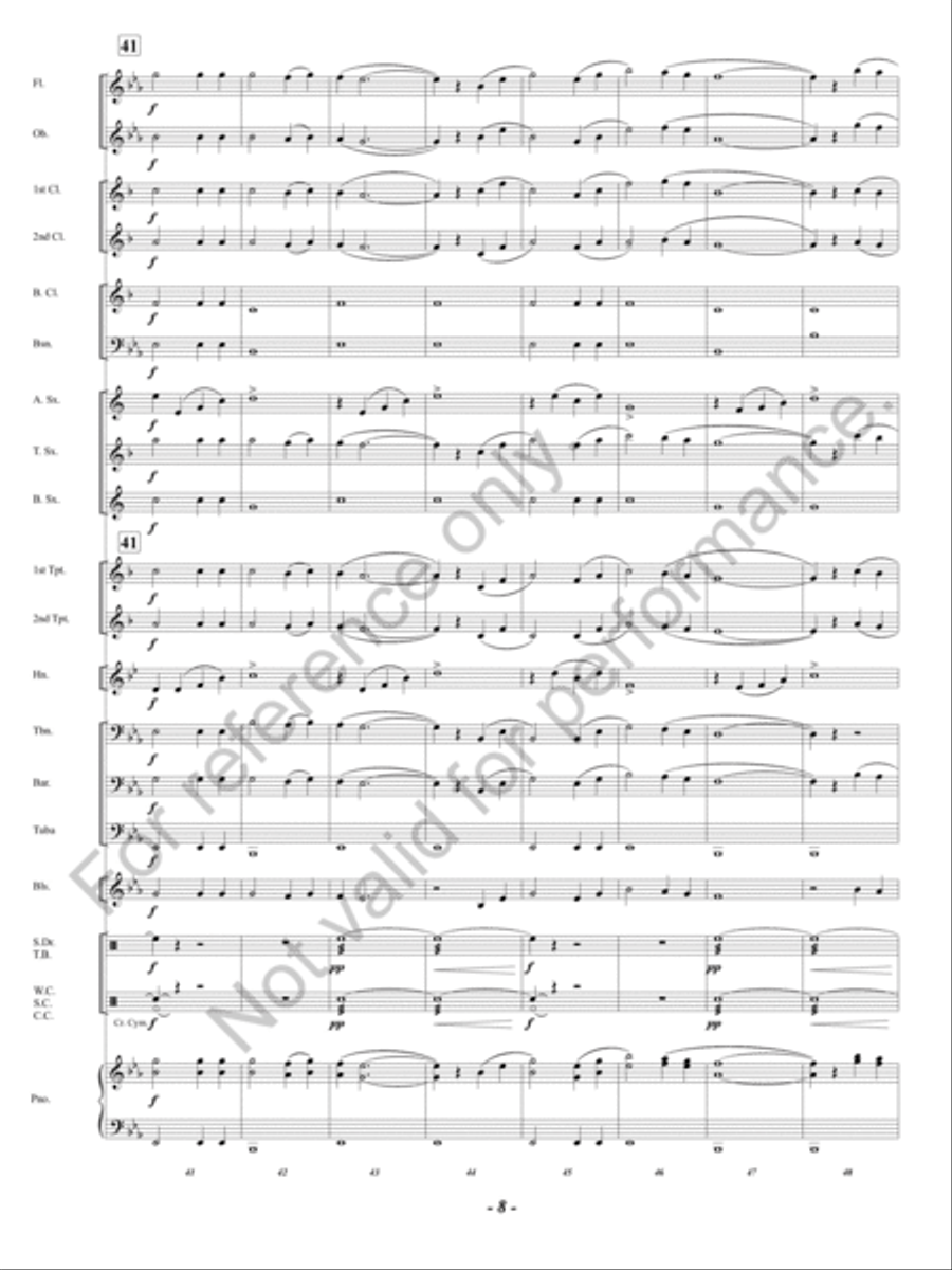 Red River Valley Concert Band scores gallery preview page 9