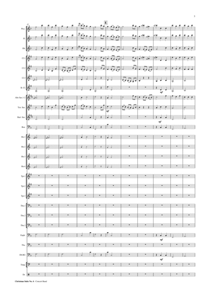 Christmas Suite No.4 - Concert Band Score and Parts PDF image number null
