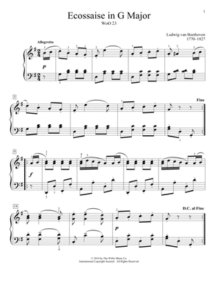 Ecossaise In G Major, WoO 23