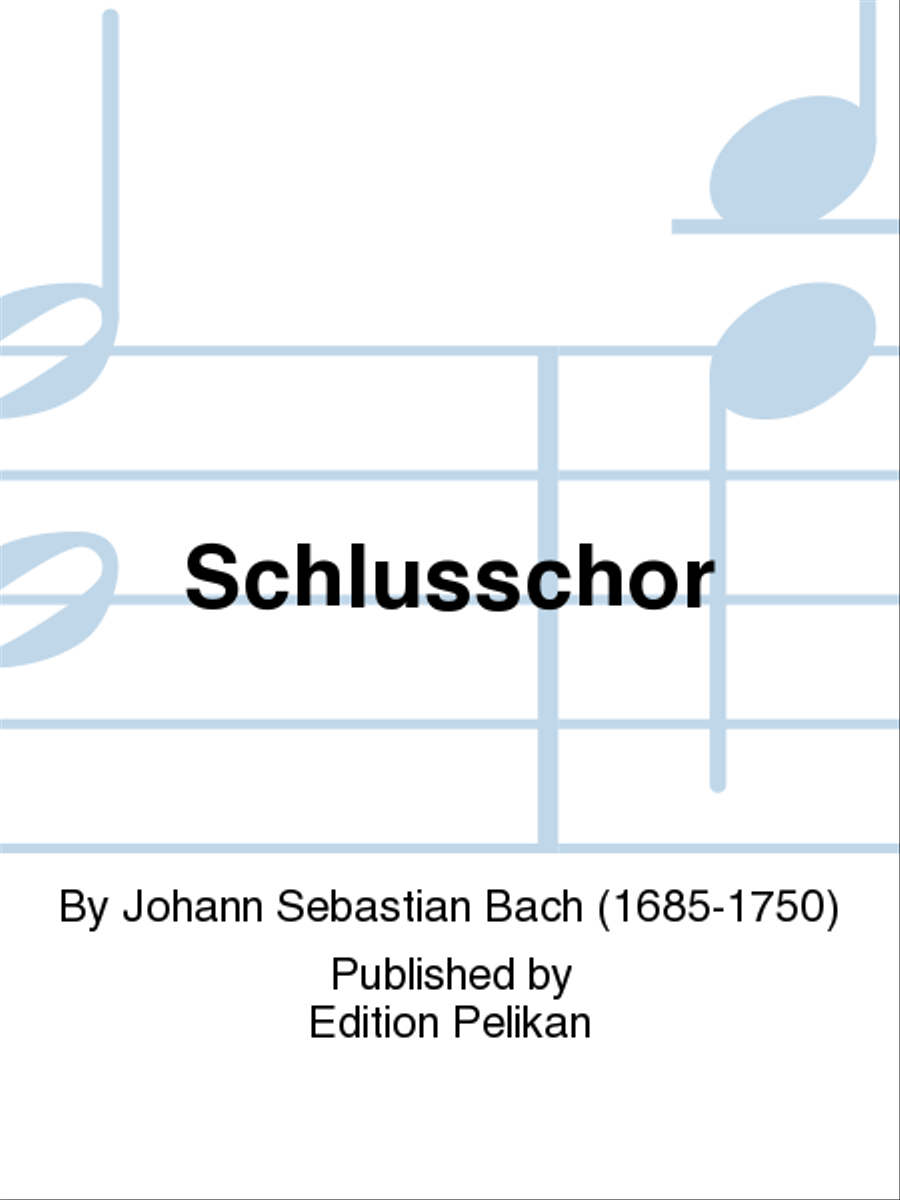 Schlusschor aus der Matthauspassion Piano scores gallery preview page 1