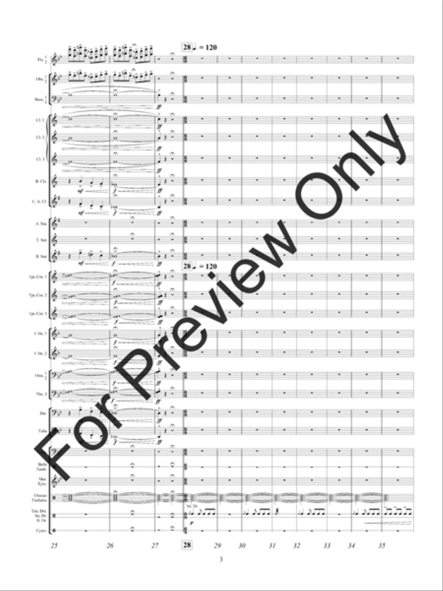 Twilight Dances (Score) Concert Band scores gallery preview page 6
