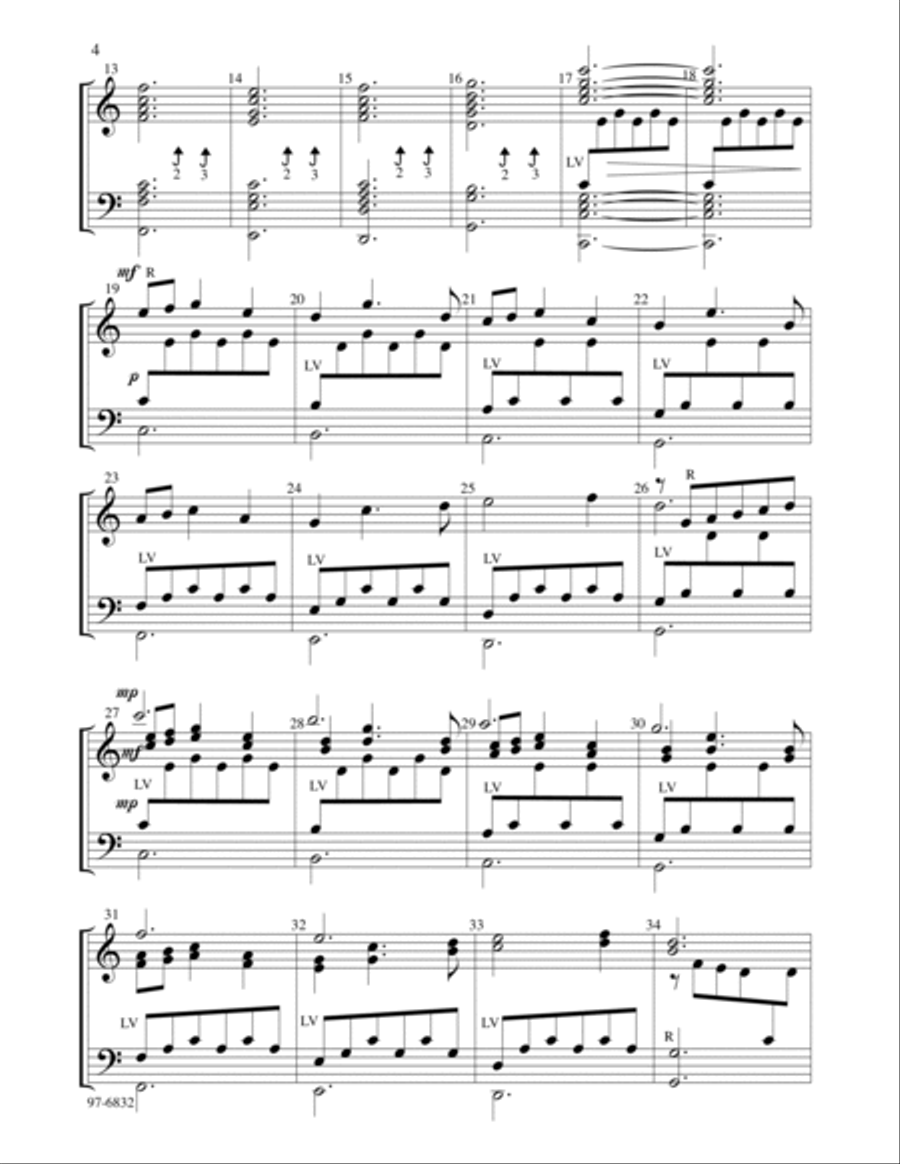 Passacaglia No. 1 in C Passacaglia No. 1 in C Handbell Choir scores gallery preview page 3