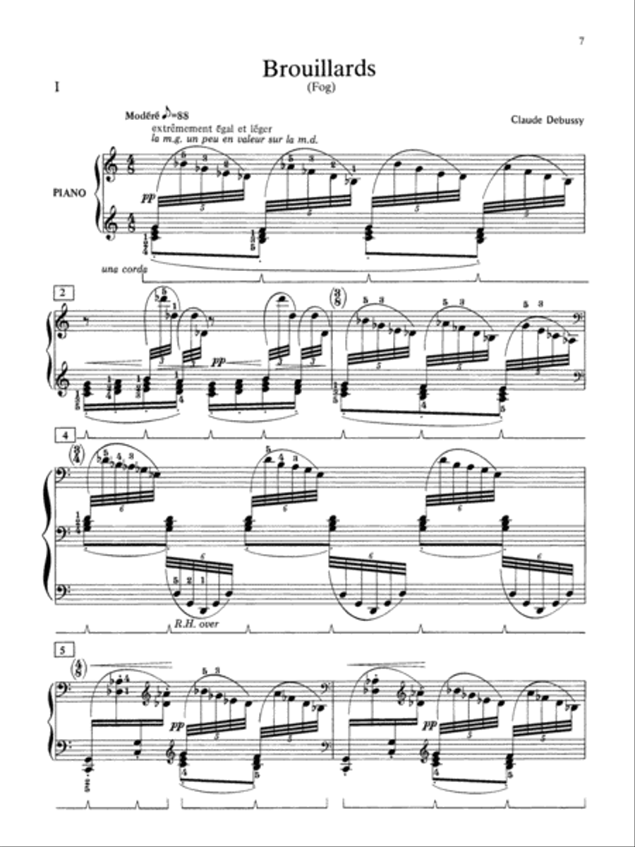 Debussy -- Preludes, Book 2 Piano Solo scores gallery preview page 3