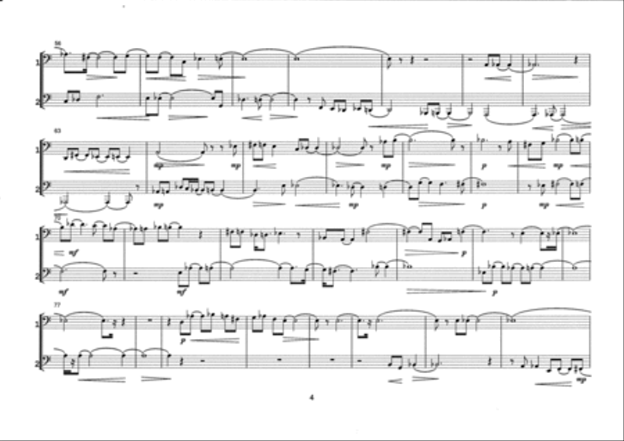 3.28.90 (tuba duo) 3.28.90 (tuba duo) Brass Duet scores gallery preview page 6
