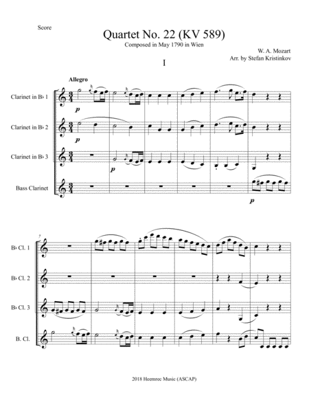 String Quartet No. 22