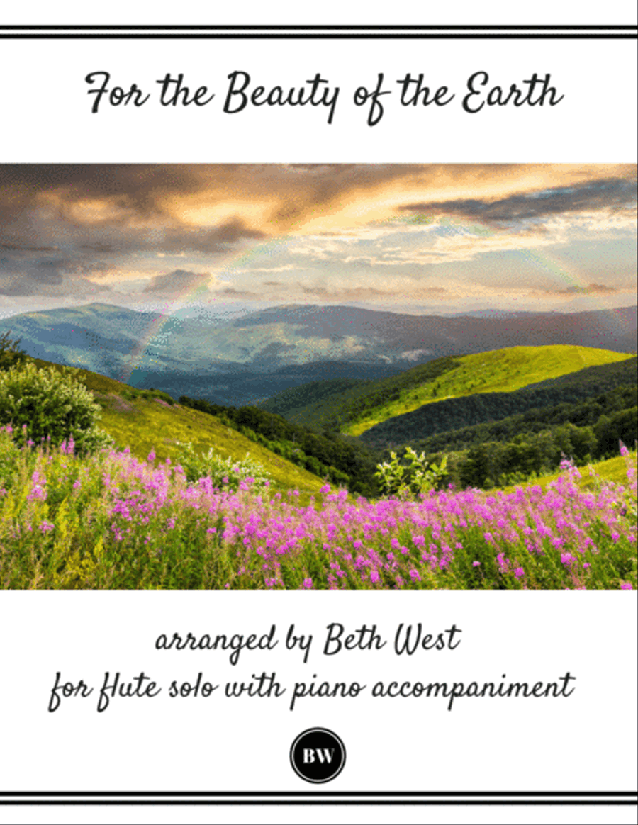 For the Beauty of the Earth (Flute and Piano) Flute Solo scores gallery preview page 1