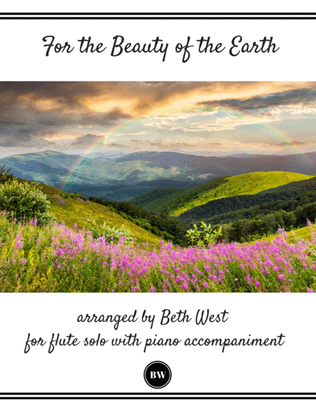 Book cover for For the Beauty of the Earth (Flute and Piano)