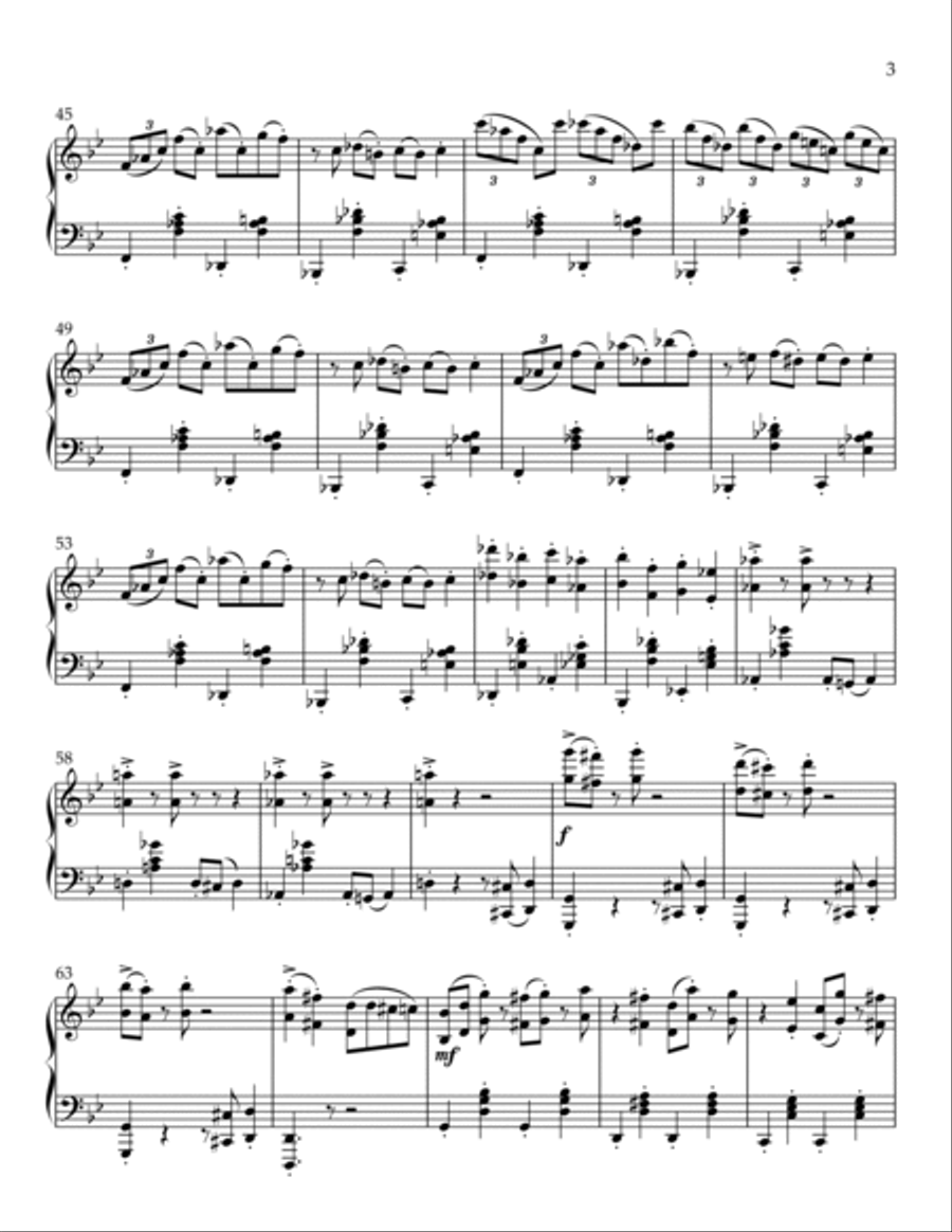 Cute and Wild Cute and Wild Piano Solo scores gallery preview page 3