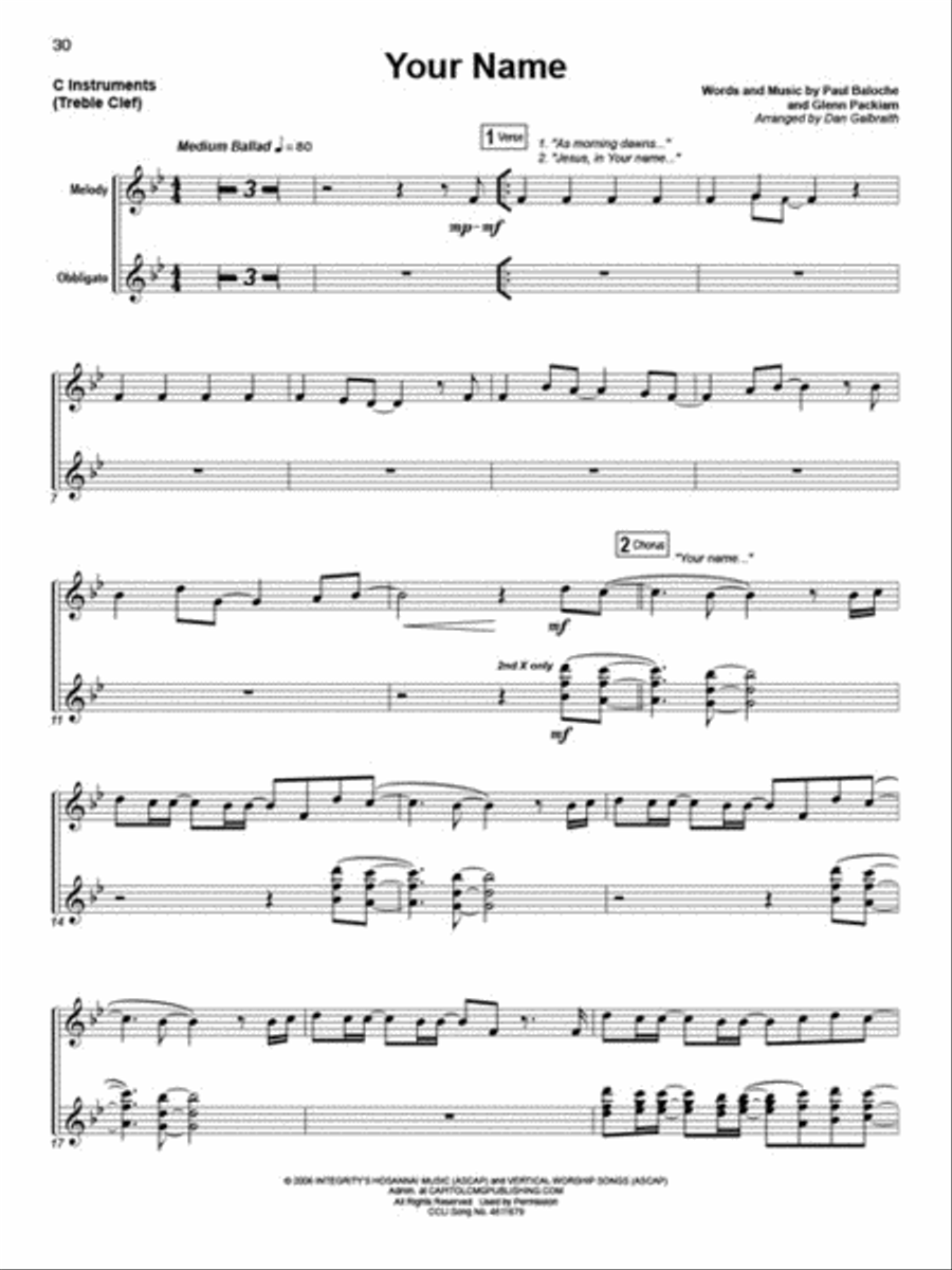 Contemporary Worship Classics Voice scores gallery preview page 5