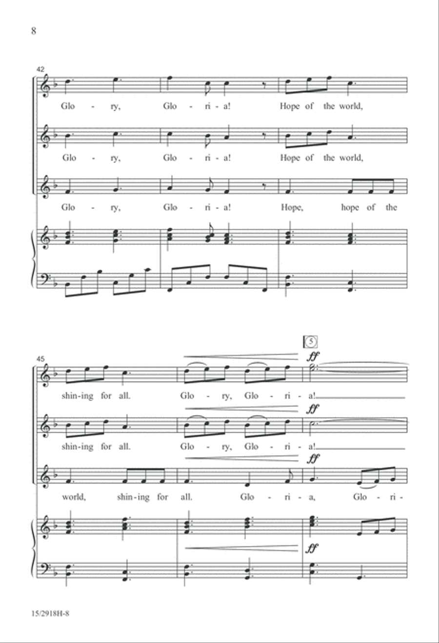 A Festive Noel SSA scores gallery preview page 8