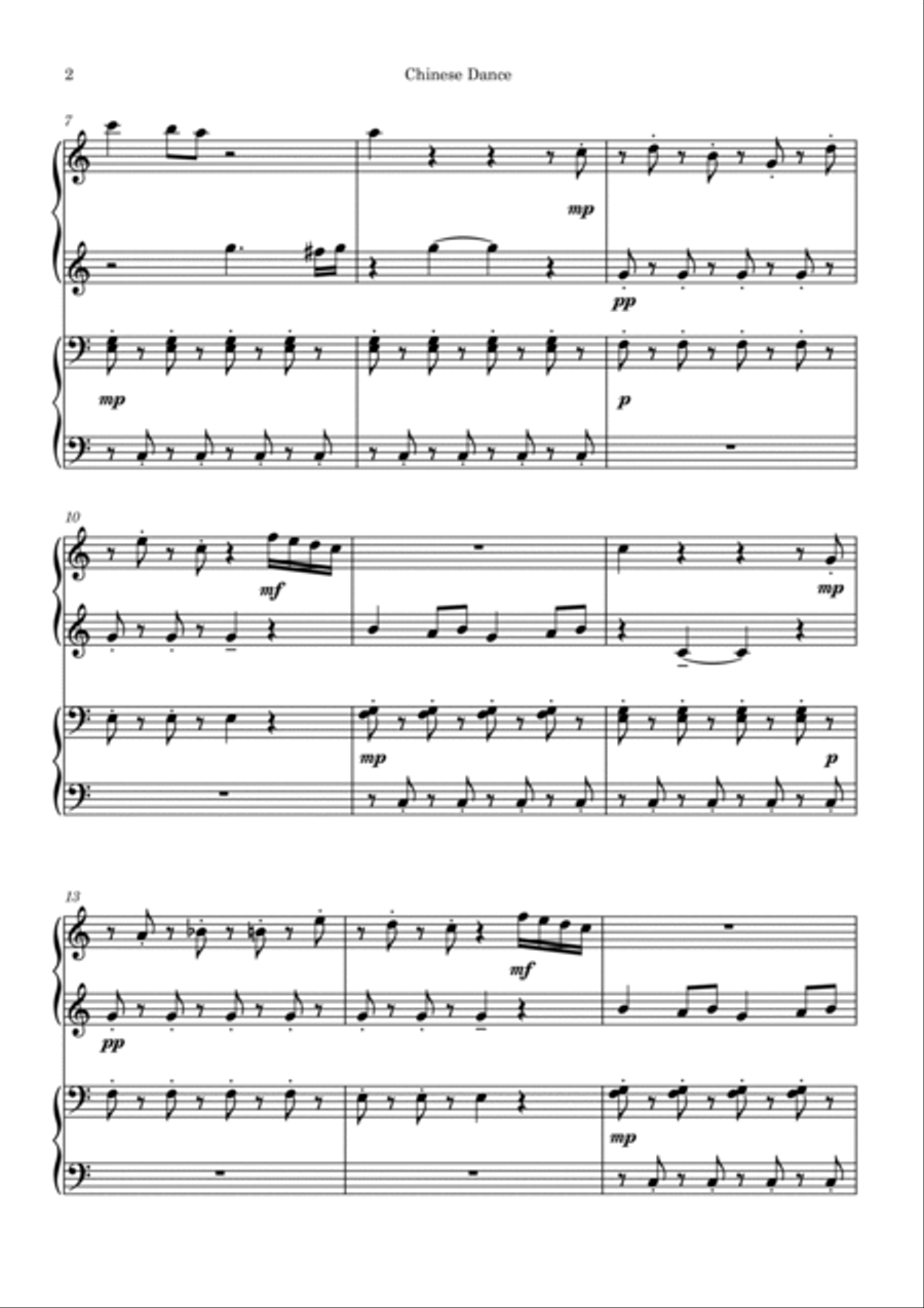 Chinese Dance Piano Method scores gallery preview page 2