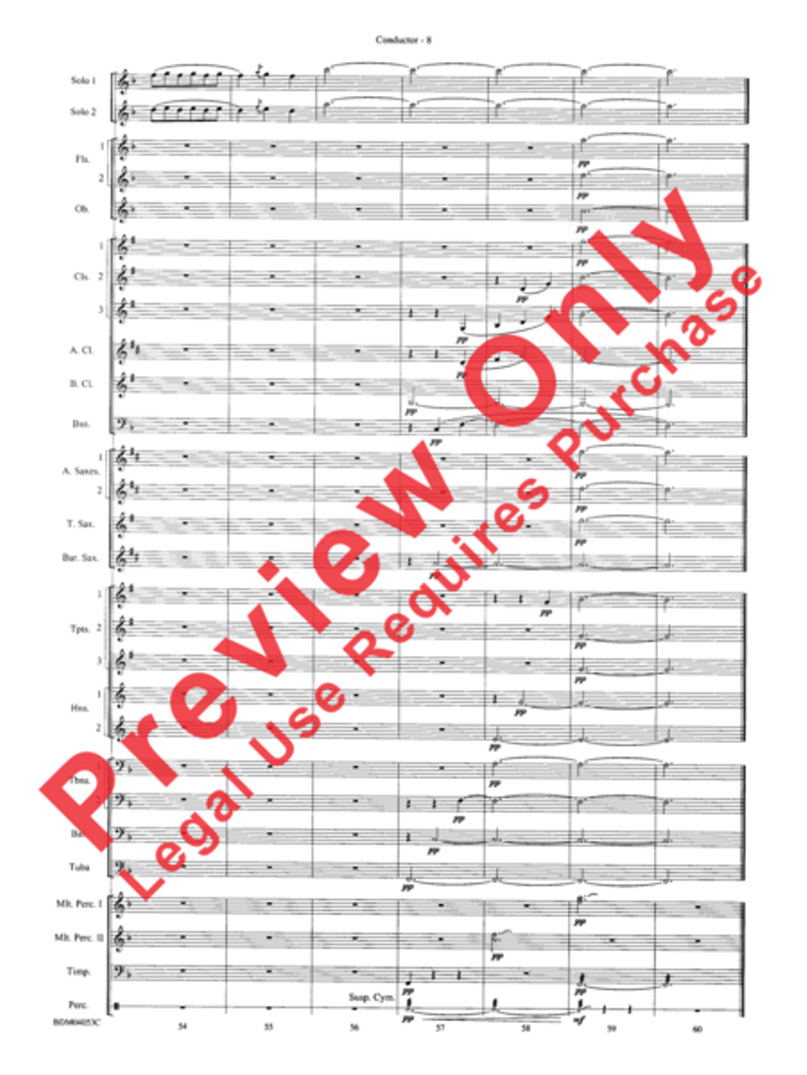 Flower Duet (from Lakmé) Concert Band scores gallery preview page 10