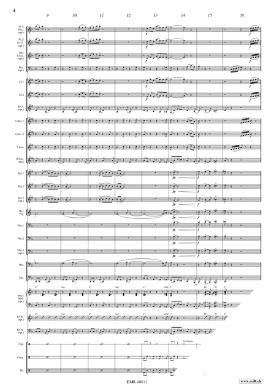 Gopsel Hits No. 2 Concert Band scores gallery preview page 4