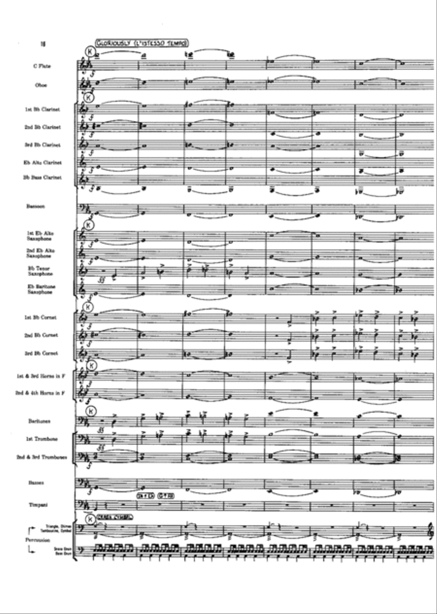 Short Prelude With Perspectives Concert Band scores gallery preview page 16