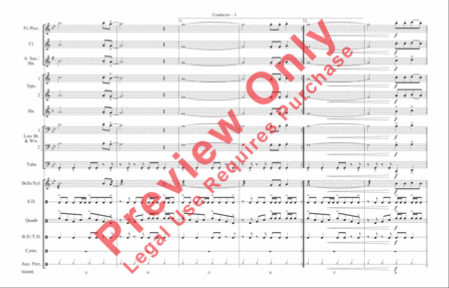 Separate Ways (Worlds Apart) Marching Band scores gallery preview page 4