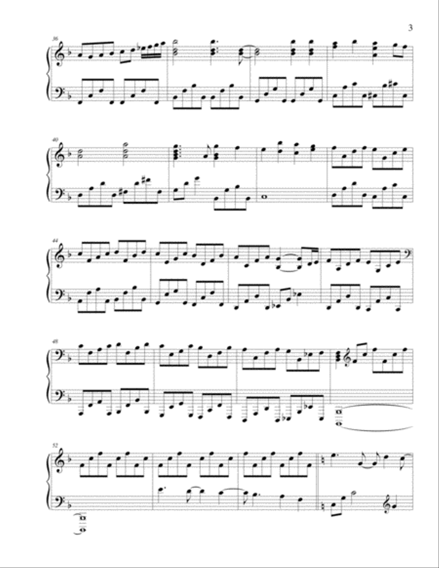 Contentment Medley Contentment Medley Piano Solo scores gallery preview page 4