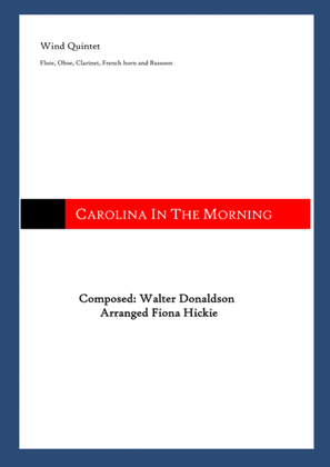 Carolina In The Morning: Wind Quintet